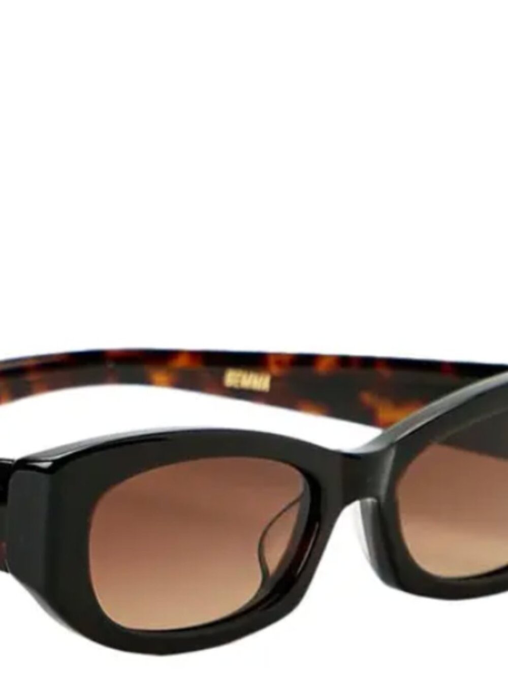 Flatlist by Veneda Carter Gemma Sunglasses in Dark Tortoise/Brown Gradient